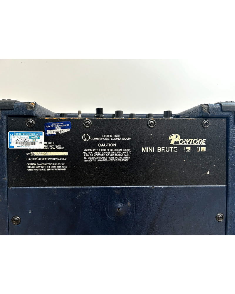 Polytone Minibrute Blue - Guitar Amplifiers - Fair - image 9