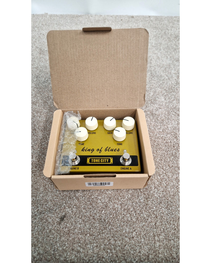Tone City King of Blues - Overdrive & Distortion Pedals - Gold - Like New - image 3