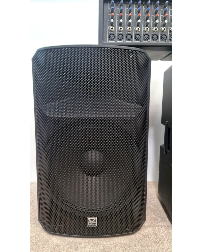 SubZero SZPA-815 - PA Speaker - Black - Very Good w/ Original Box - image 5
