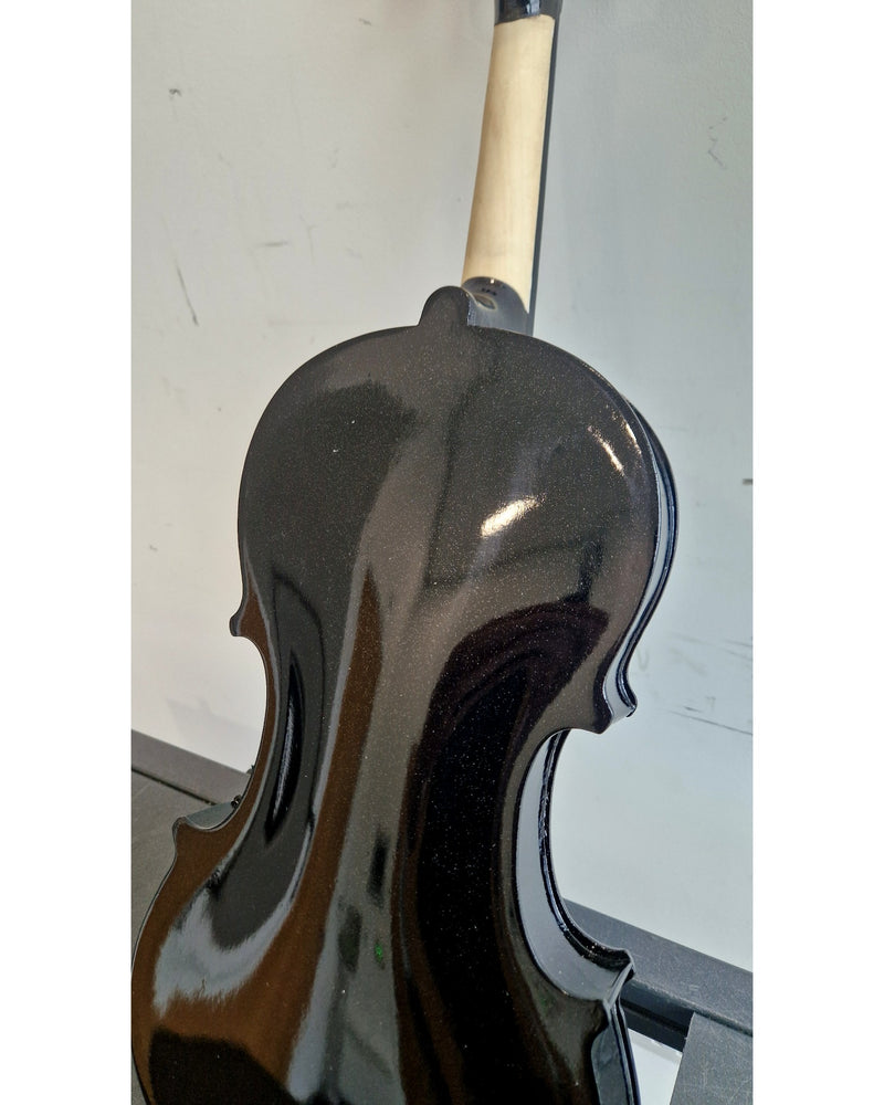 Black Student Violin with Case - String Instruments - Black - Excellent w/ Hard Case - image 17