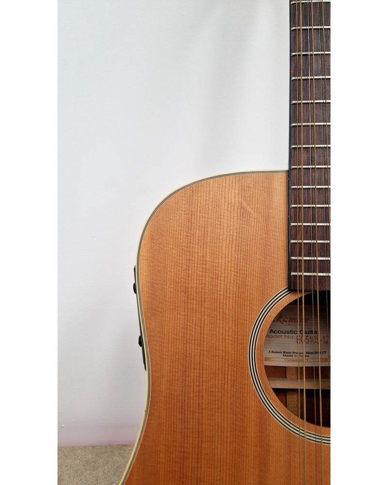 Takamine EG510S-12 - Acoustic Guitar - Natural - Excellent w/ Hard Case - image 6