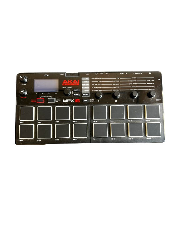 AKAI Professional MPX16 - Audio Sampler - Black/Red - Excellent