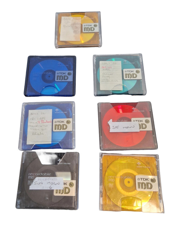 TDk MD 80 - Multi-Coloured X7 - Cassette Tape - Good