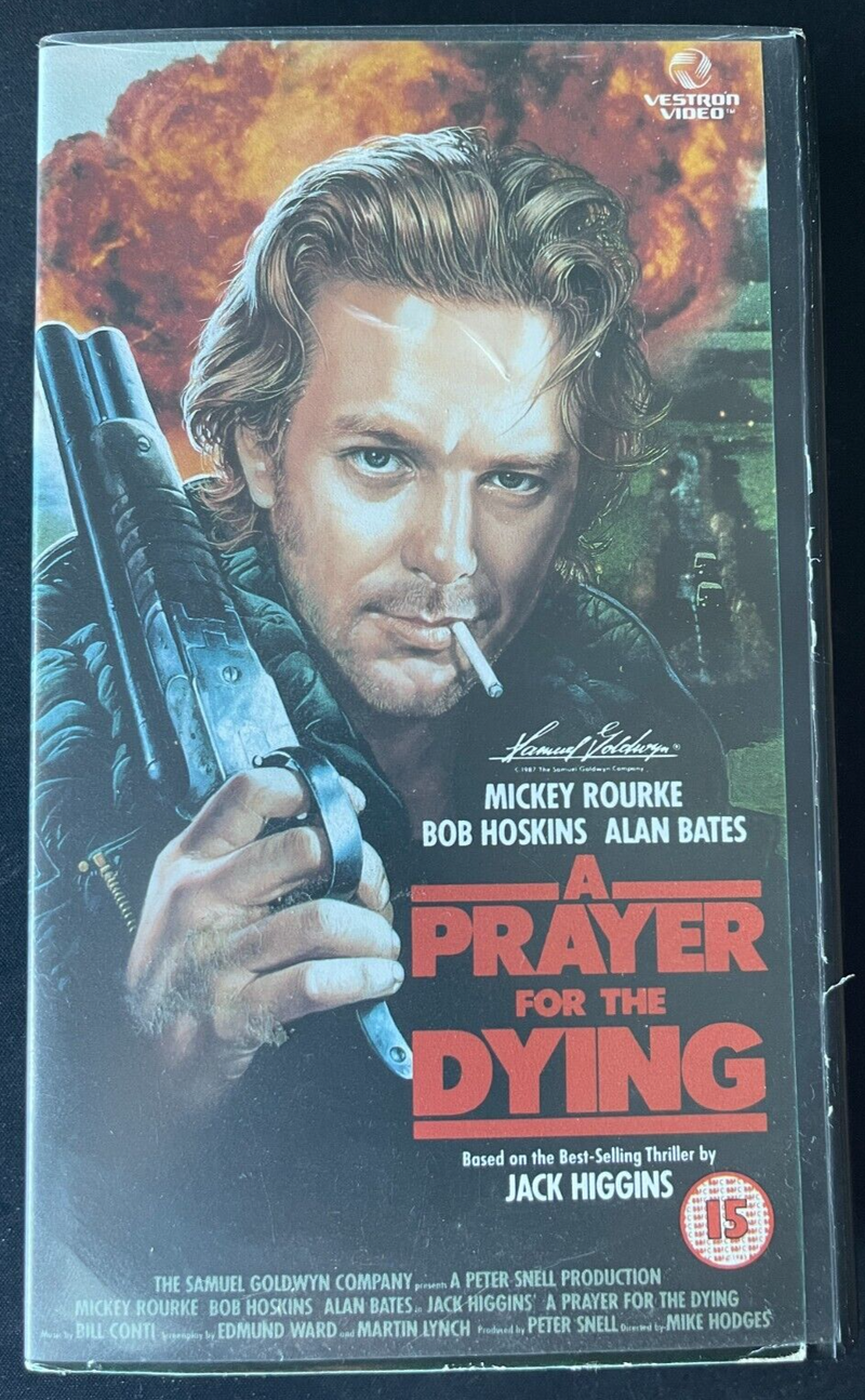 A Prayer For The Dying - VHS Video Tape - PAL - Mickey Rourke (Big Box) - image 1