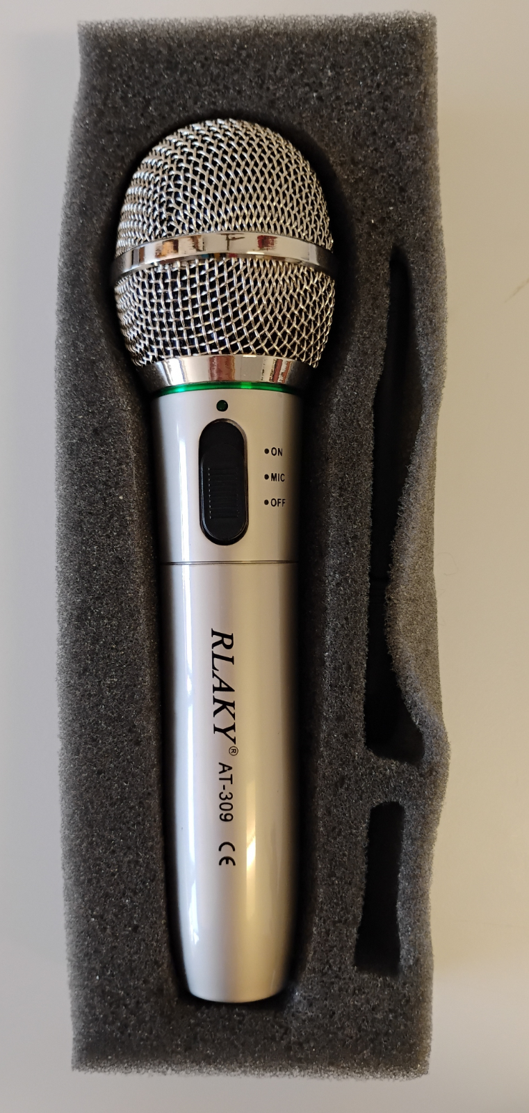 Rlaky AT-309 Wired / Wireless Microphone + Wireless Receiver w/ Original Box