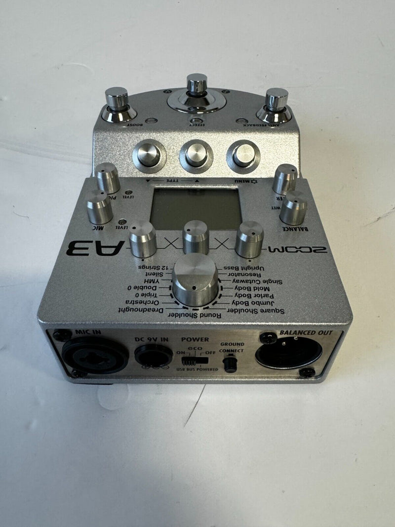 Zoom A3 Pre-Amp & Effects Pedal for Acoustic Guitar With US Power Supply - image 5