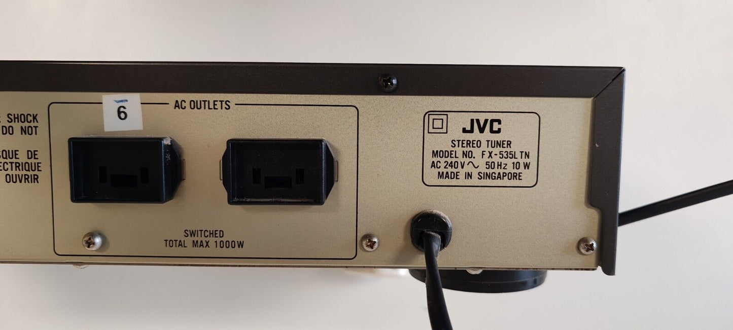 Vintage JVC FX-535L Tuner Separates 1970s - Dark Grey - Vintage