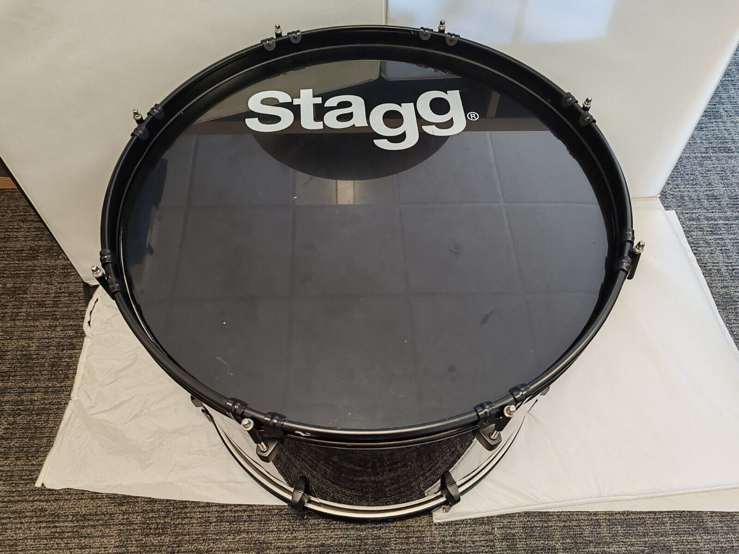 Stagg kick bass drum With Gear4 Music Soft Case - Free UK Shipping