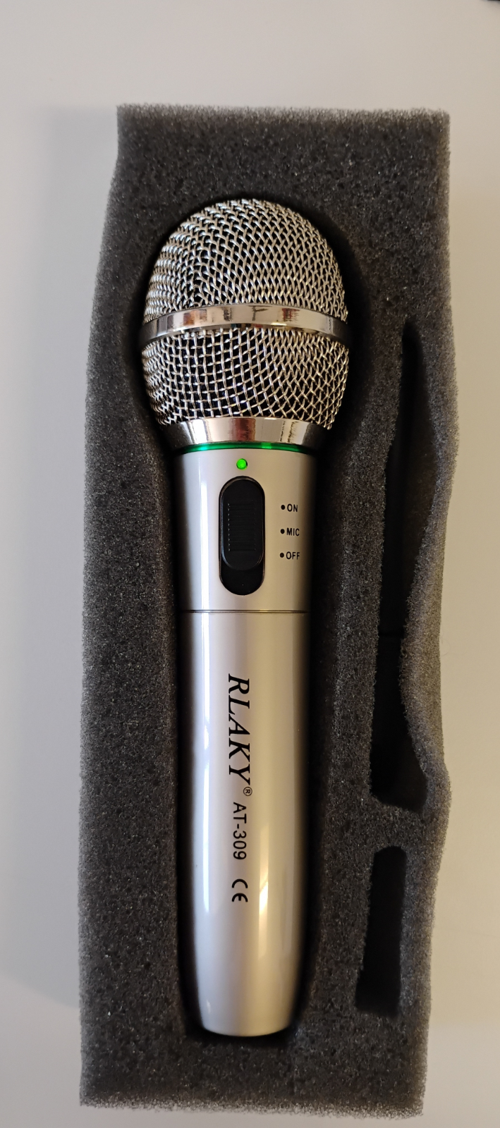 Rlaky AT-309 Wired / Wireless Microphone + Wireless Receiver w/ Original Box
