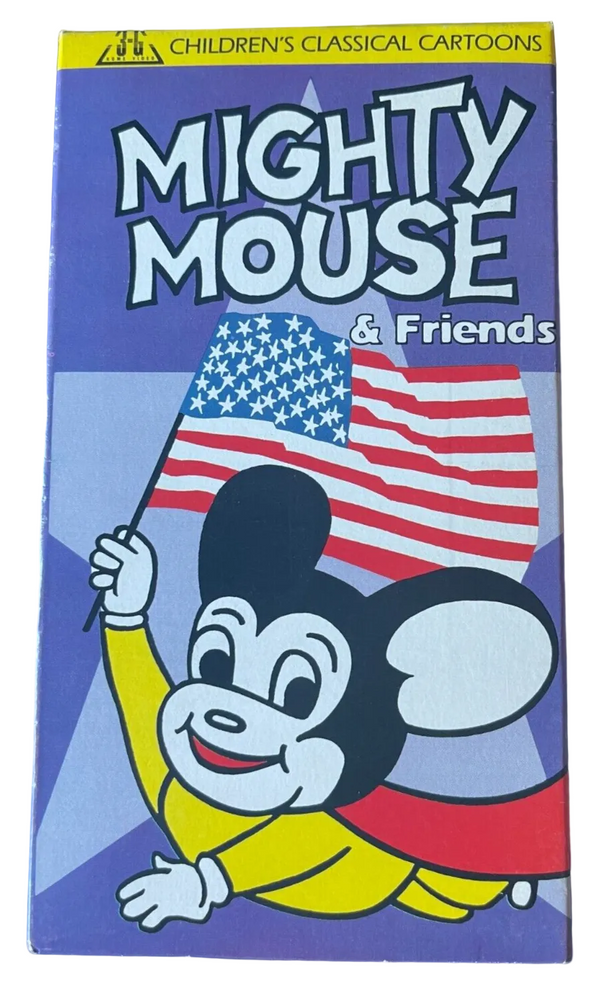 Mighty Mouse & Friends - VHS Video Tape - Classic Animation Collection - Very Good