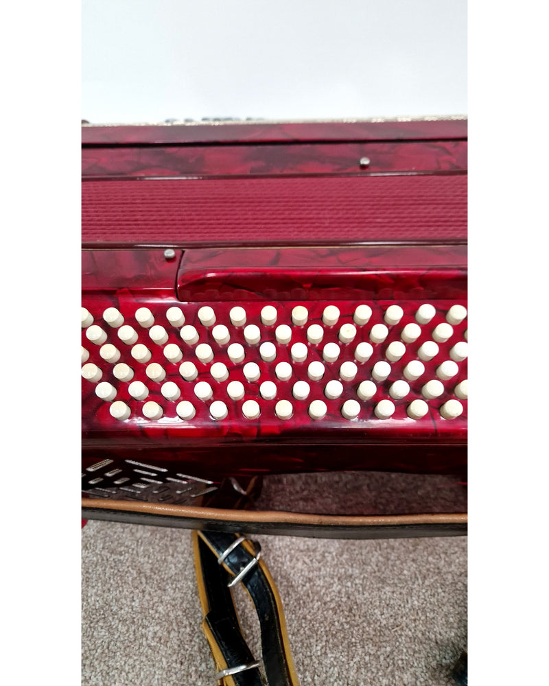 Marinucci 120 - Accordion - Red - Refurbished w/ Hard Case - image 10