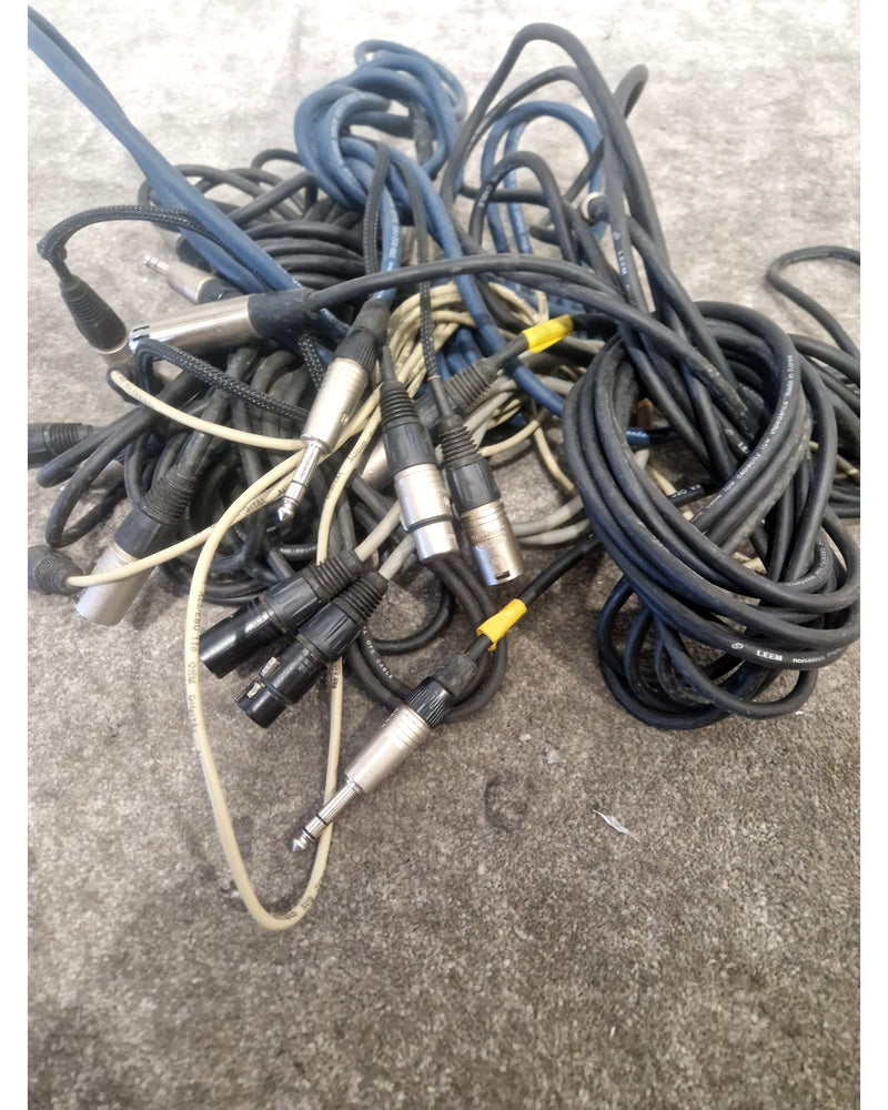 Job Lot OF Microphone Cables - X10 - Microphone Cable - Good - image 10
