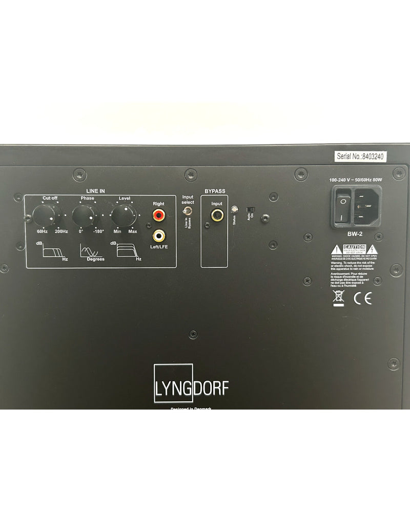 Lyngdorf BW-2 - Subwoofers- Black - Excellent w/ Original Box - image 6