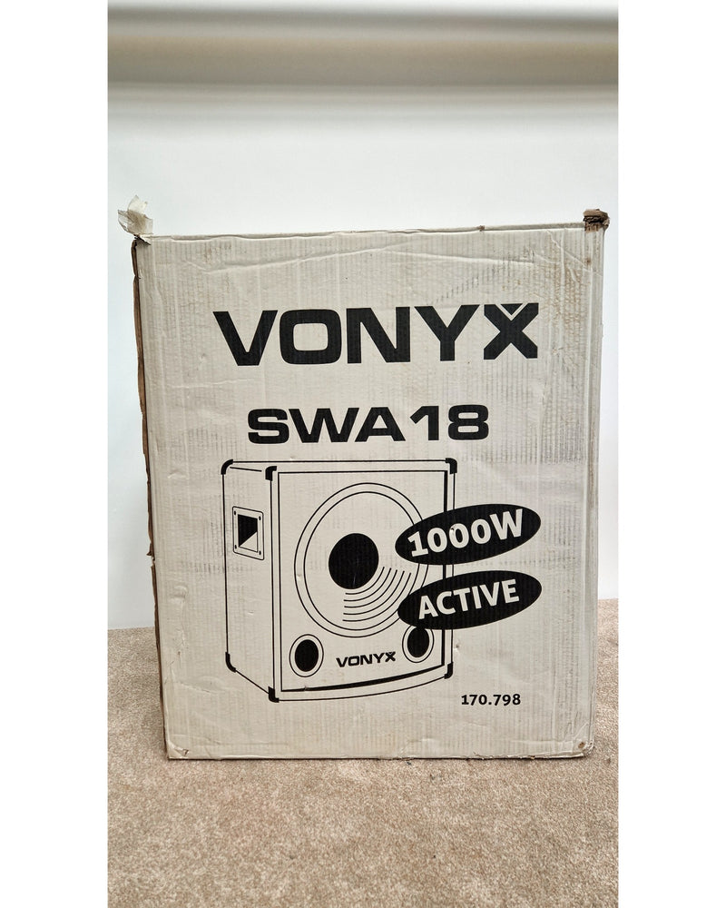 Vonyx SWA18 - Subwoofers - Black - Fair w/ Original Box - image 12