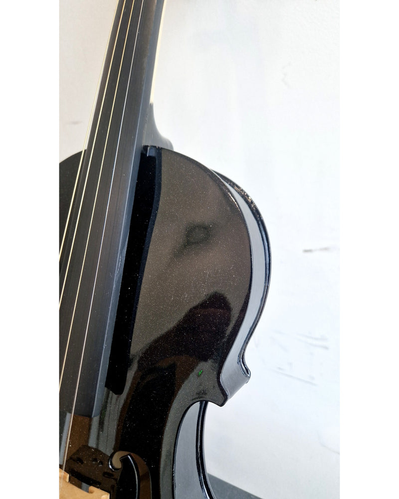 Black Student Violin with Case - String Instruments - Black - Excellent w/ Hard Case - image 13