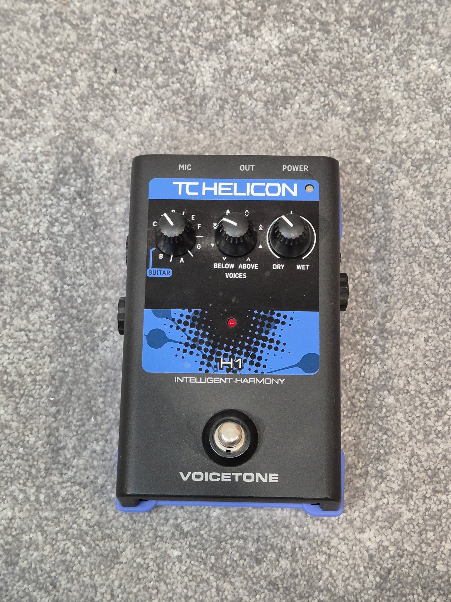 TC Helicon VOICETONE H1 Guitar Effects Harmony Pedal