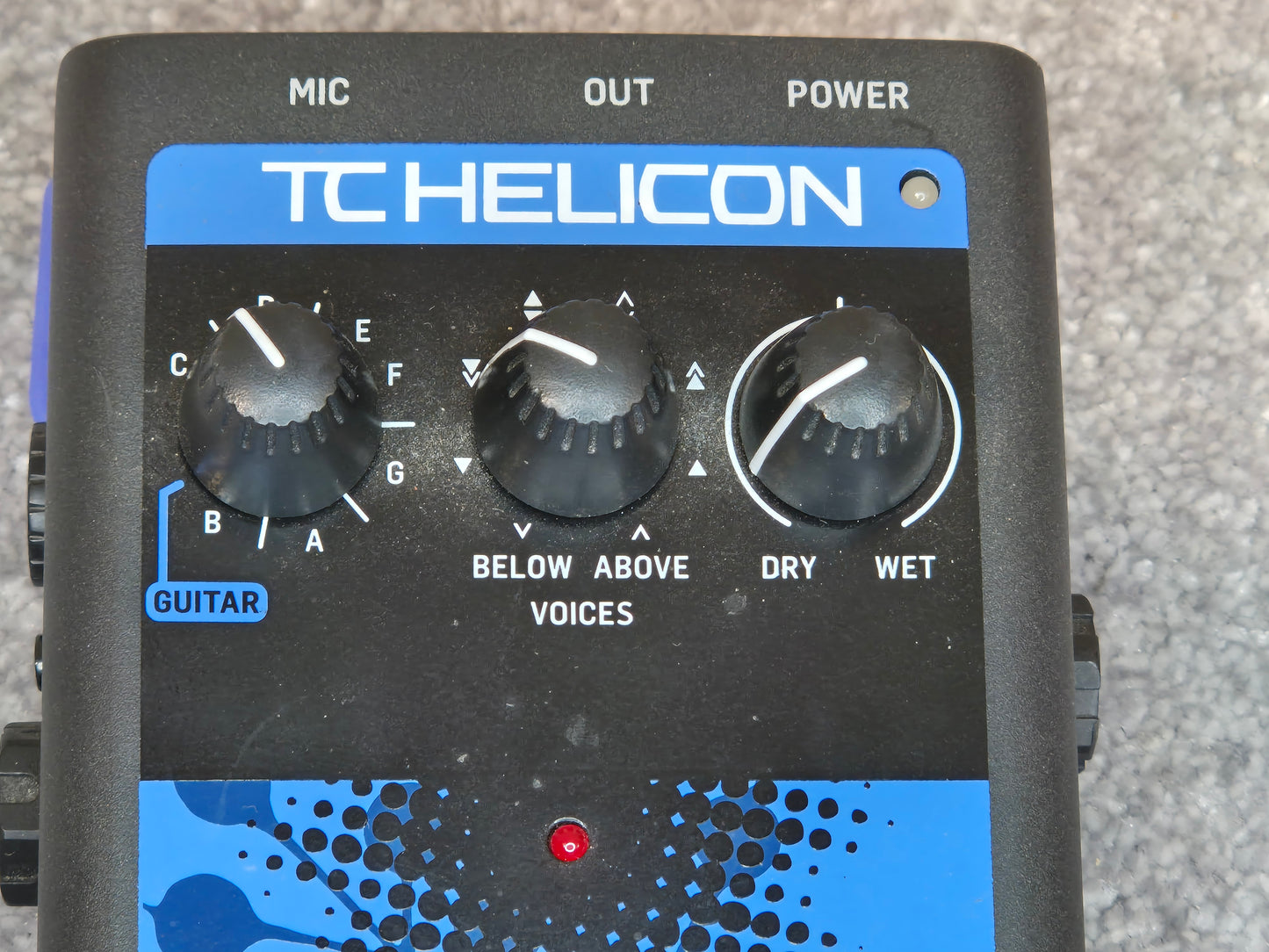 TC Helicon VOICETONE H1 Guitar Effects Harmony Pedal