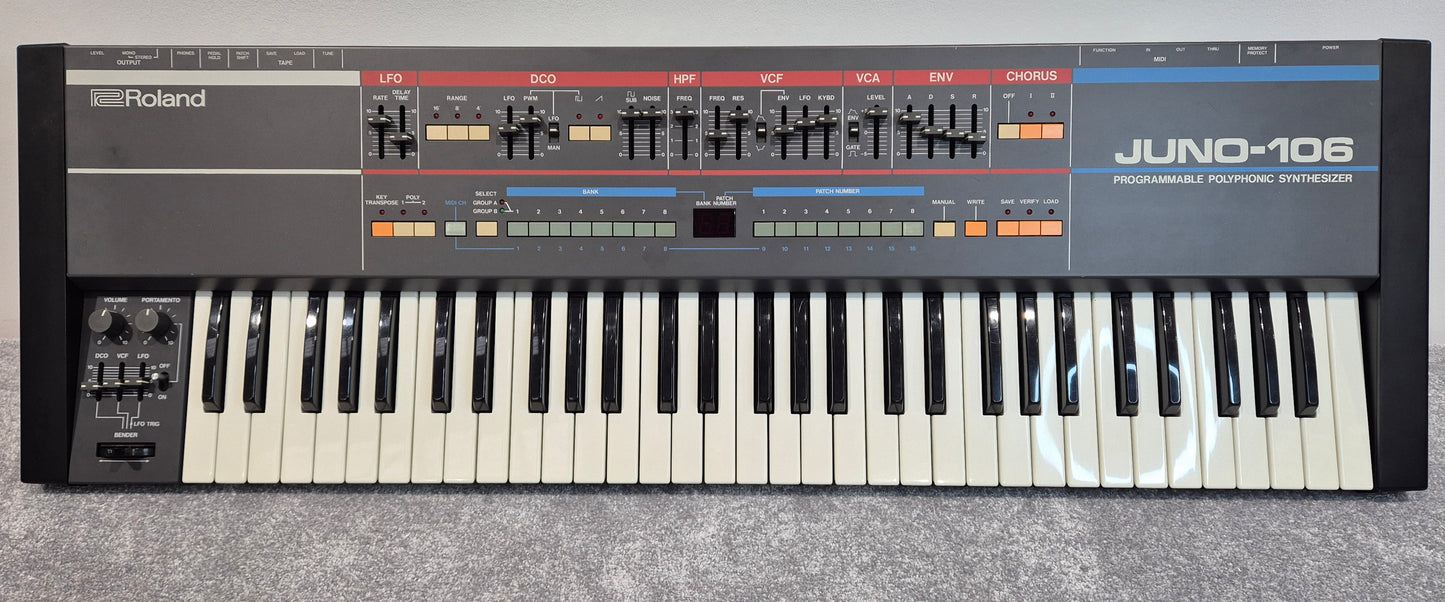 Roland Juno-106 61 Key Programmable Polyphonic Analog Synthesiser