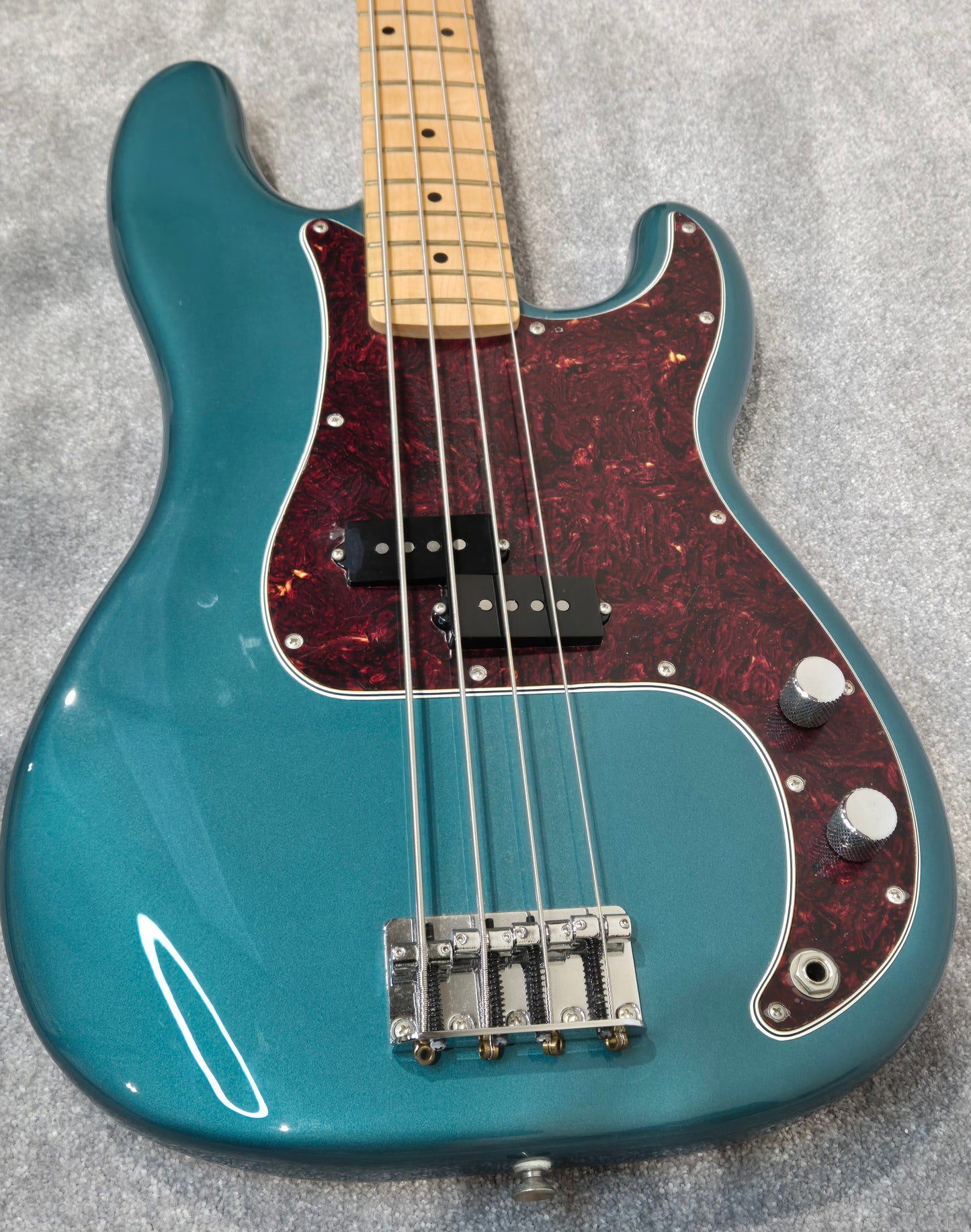Fender Mexican Precision Bass - Ocean Turquoise - Electric Bass Guitar With Gator Hard Case