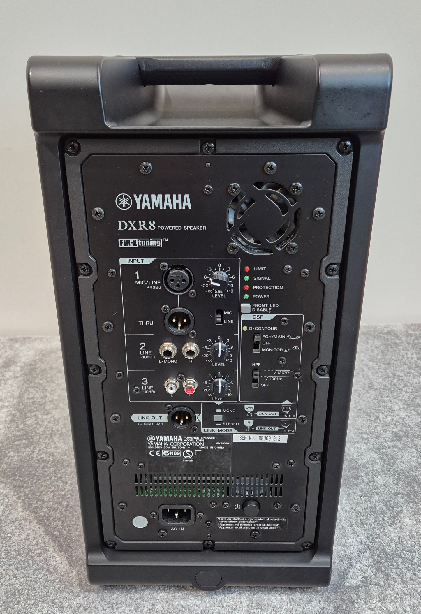 Yamaha DXR8 - 1100 Watts Active Full-Range PA Speaker - Open Box New