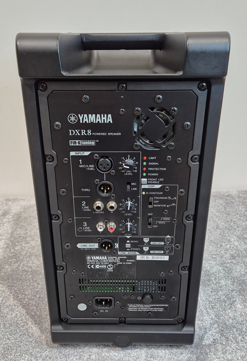 Yamaha DXR8 - 1100 Watts Active Full-Range PA Speaker - Open Box New - image 3