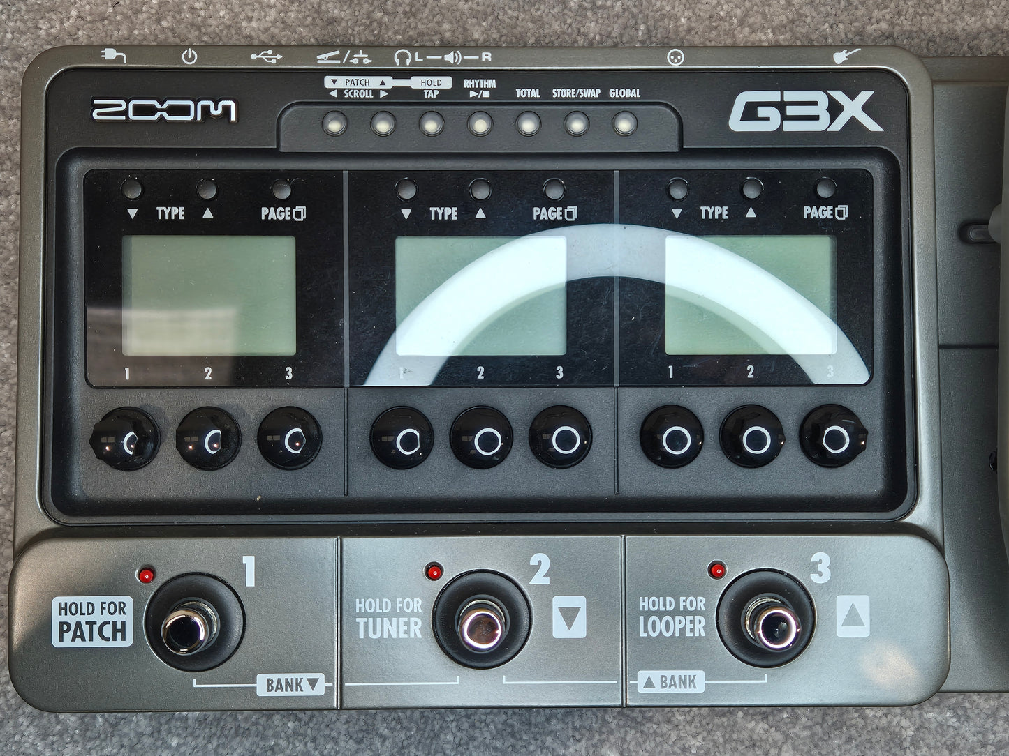 Zoom G3X - Multi-Effects Guitar Pedal - Original Box + Power Adapter