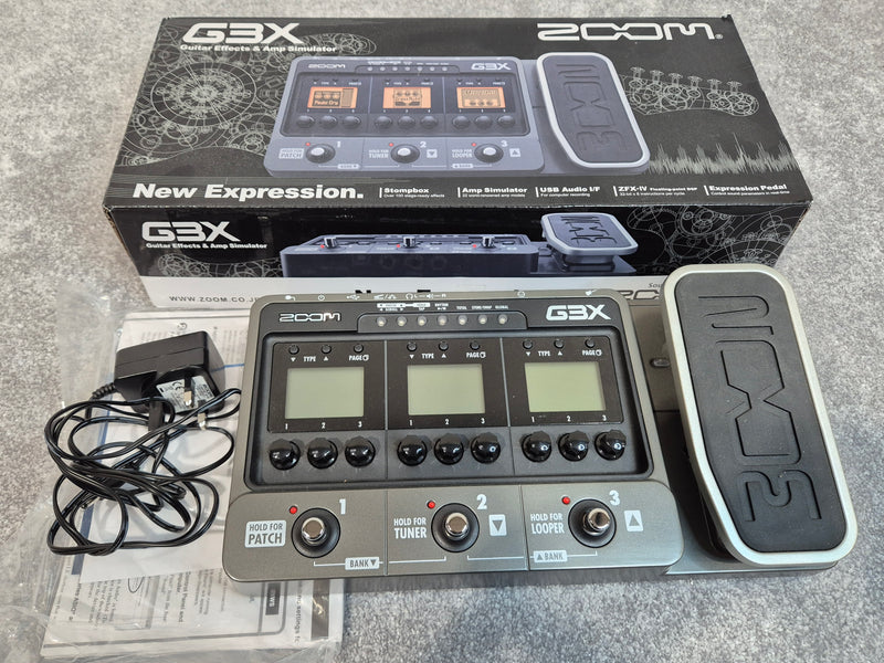 Zoom G3X - Multi-Effects Guitar Pedal - Original Box + Power Adapter - image 1