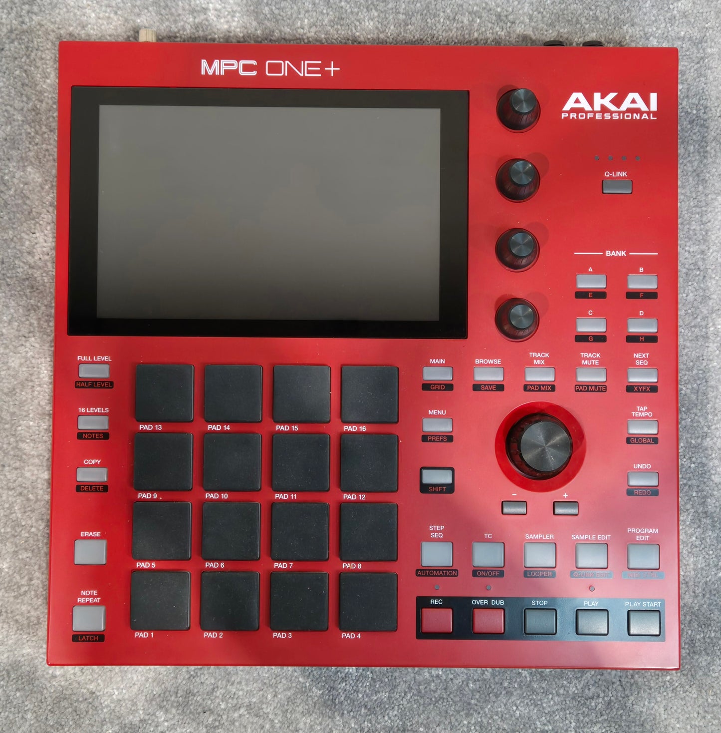 Akai MPC One+ - Red - Standalone Music Production - Open Box New