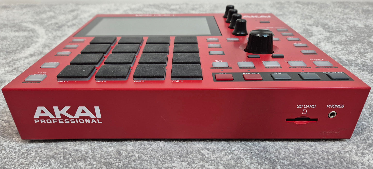Akai MPC One+ - Red - Standalone Music Production - Open Box New