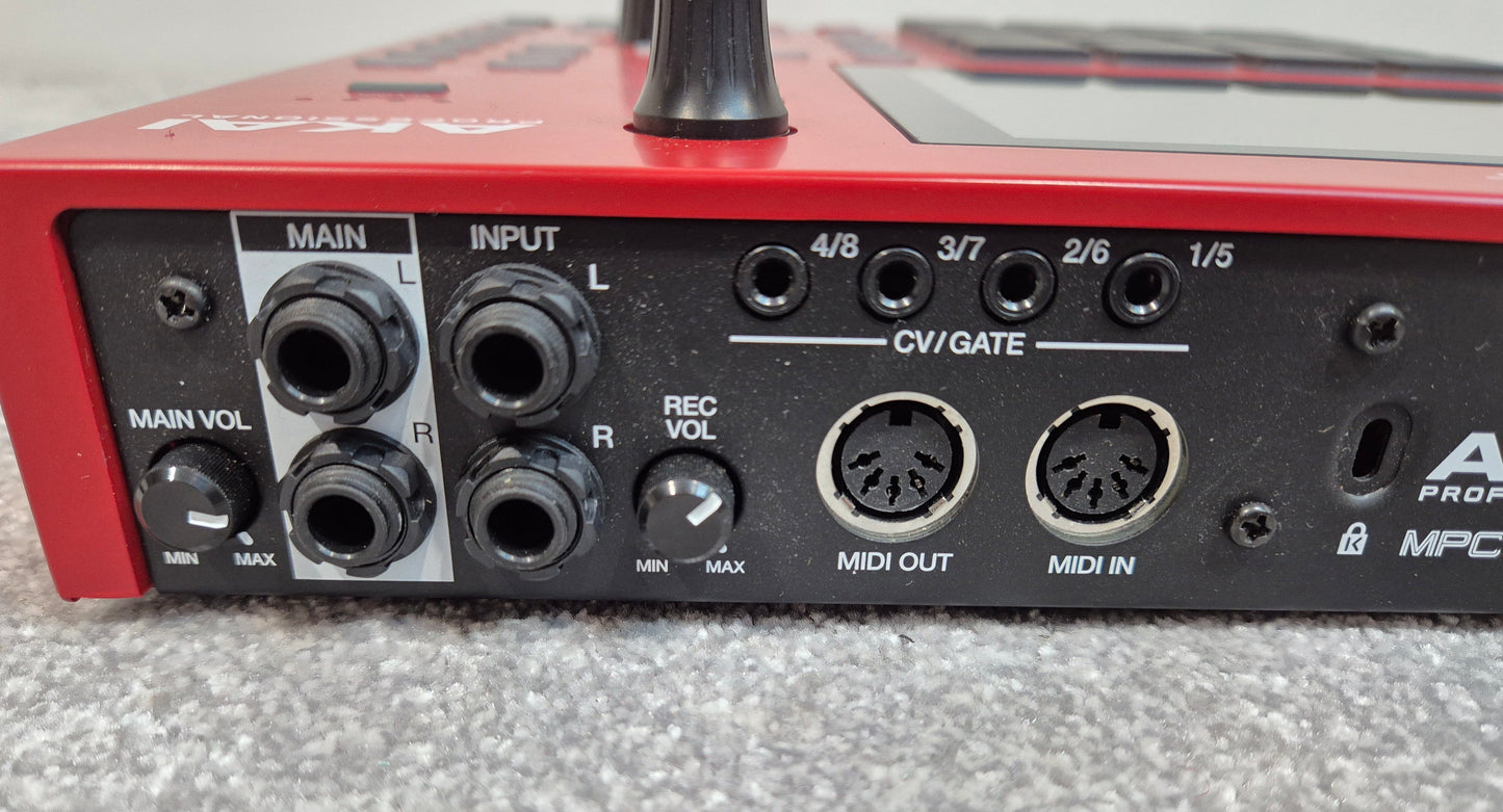 Akai MPC One+ - Red - Standalone Music Production - Open Box New