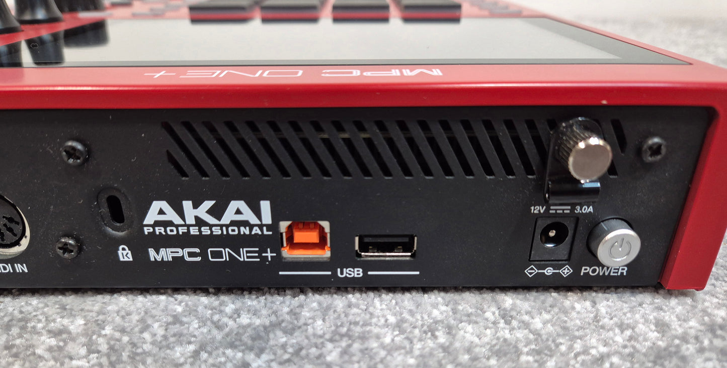 Akai MPC One+ - Red - Standalone Music Production - Open Box New