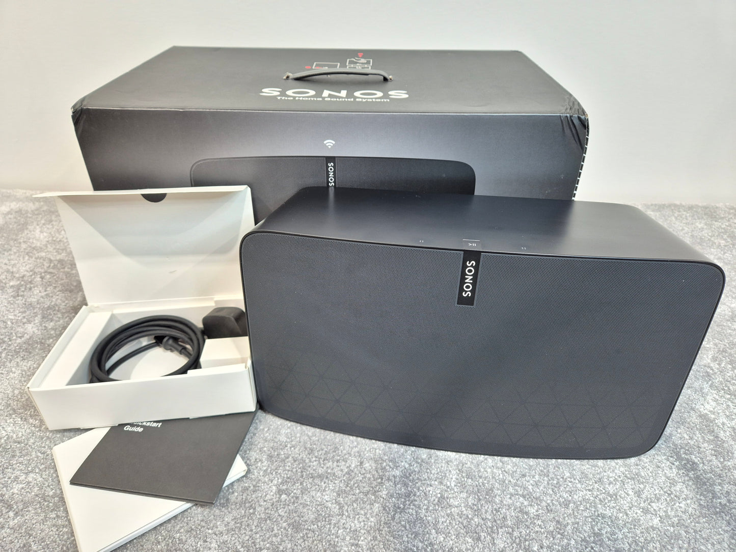 Sonos Play 5 Gen 2 - Wireless Smart Speaker - Black - Original Box