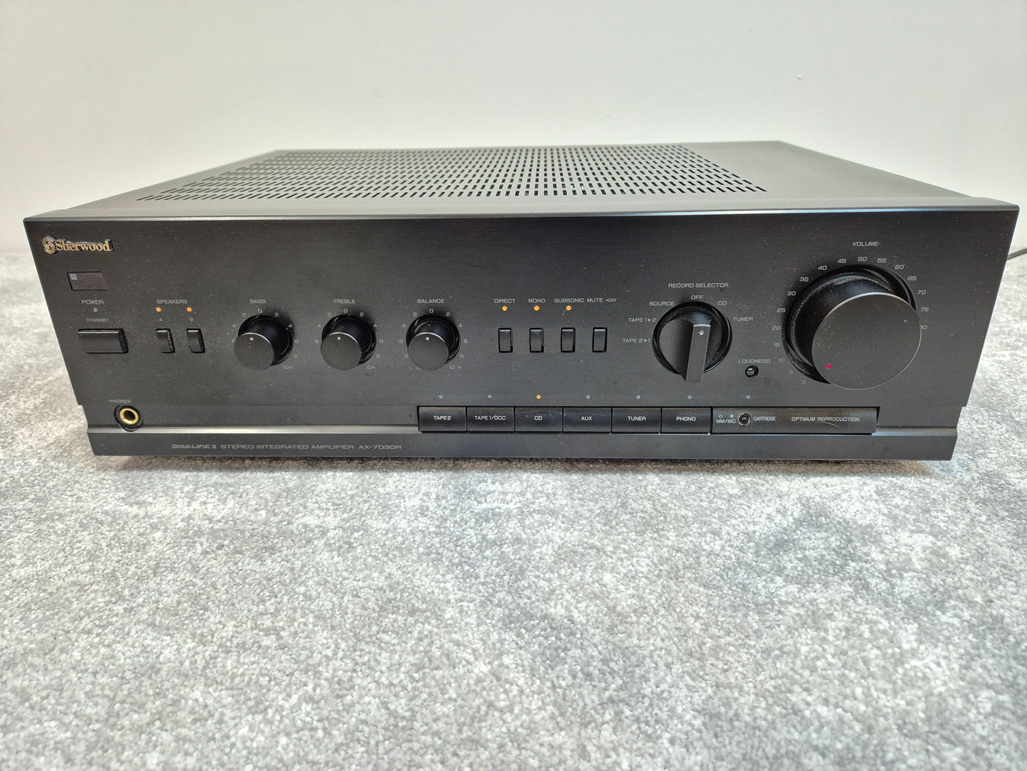 Sherwood Stereo Home Audio Amplifier AX-7030R - Black