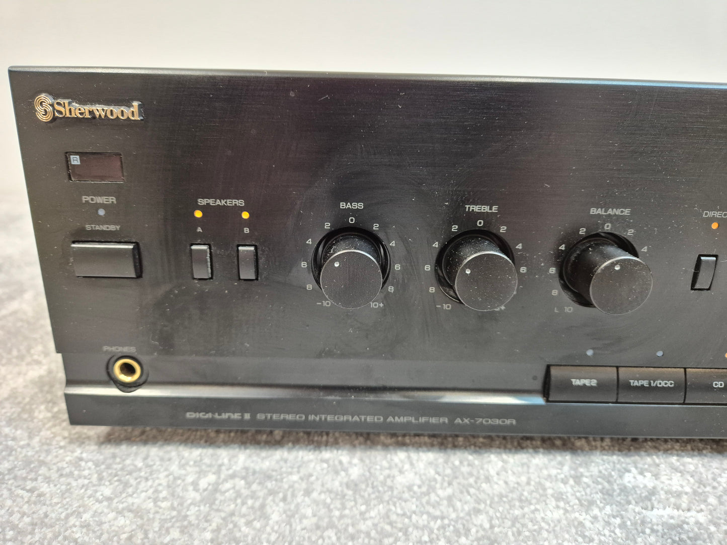 Sherwood Stereo Home Audio Amplifier AX-7030R - Black