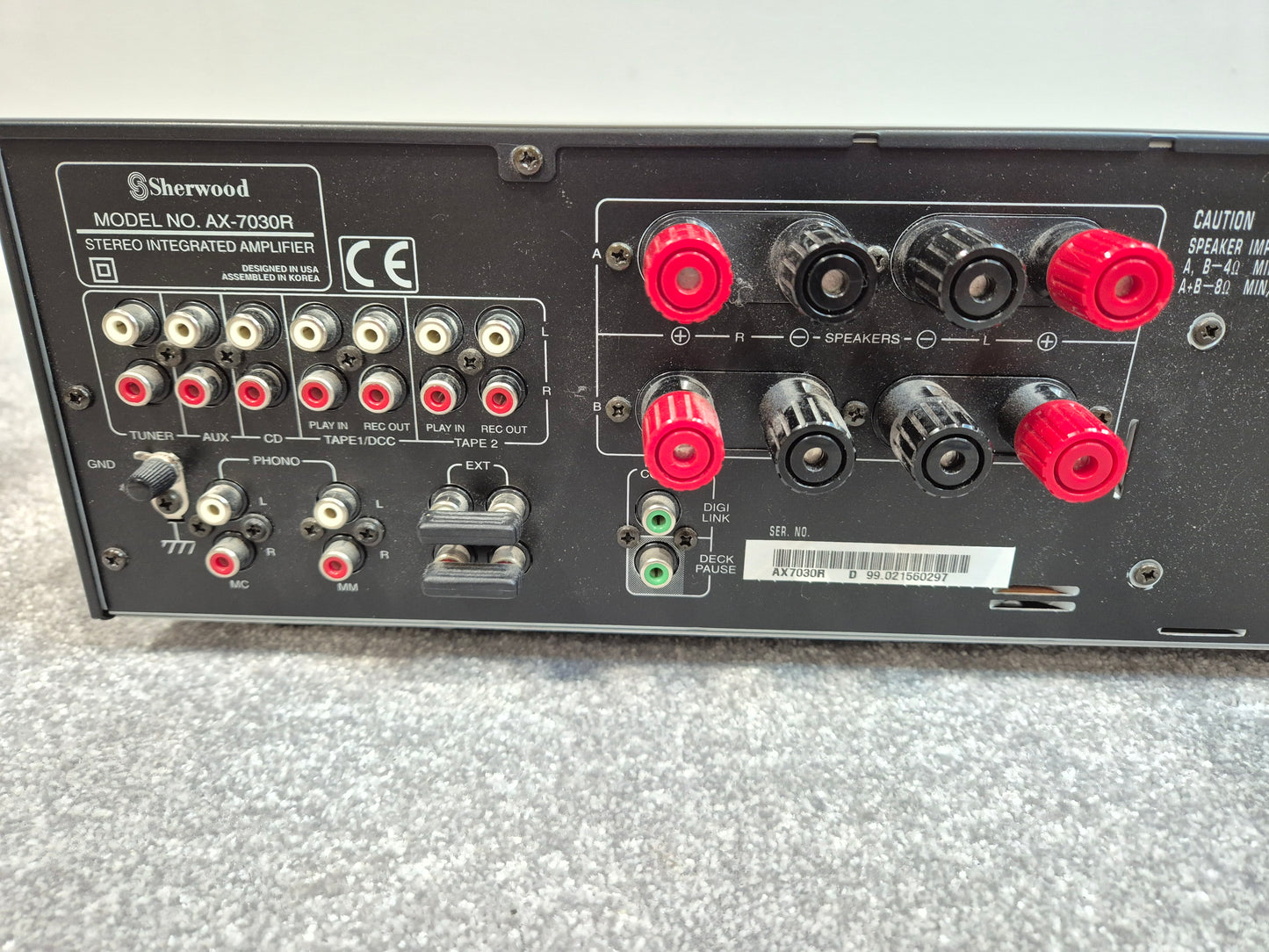 Sherwood Stereo Home Audio Amplifier AX-7030R - Black