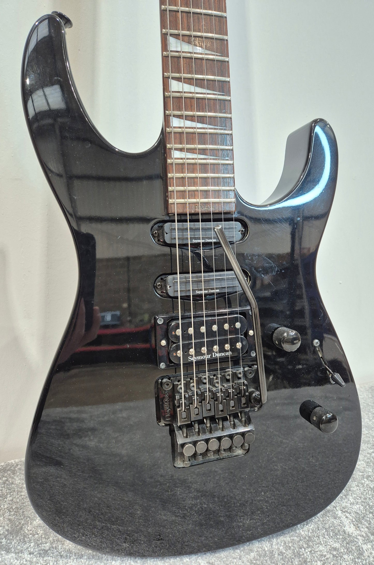 Jackson SL3 Soloist 2001 Electric Guitar - Black - Made in Japan