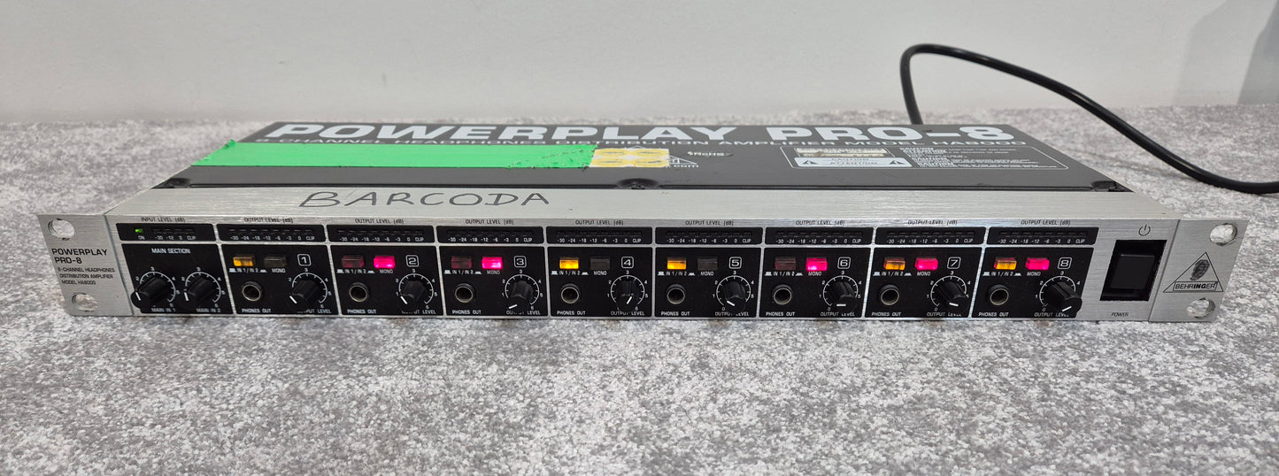 Behringer Powerplay Pro 8 - 8-Channel Headphone Amplifier