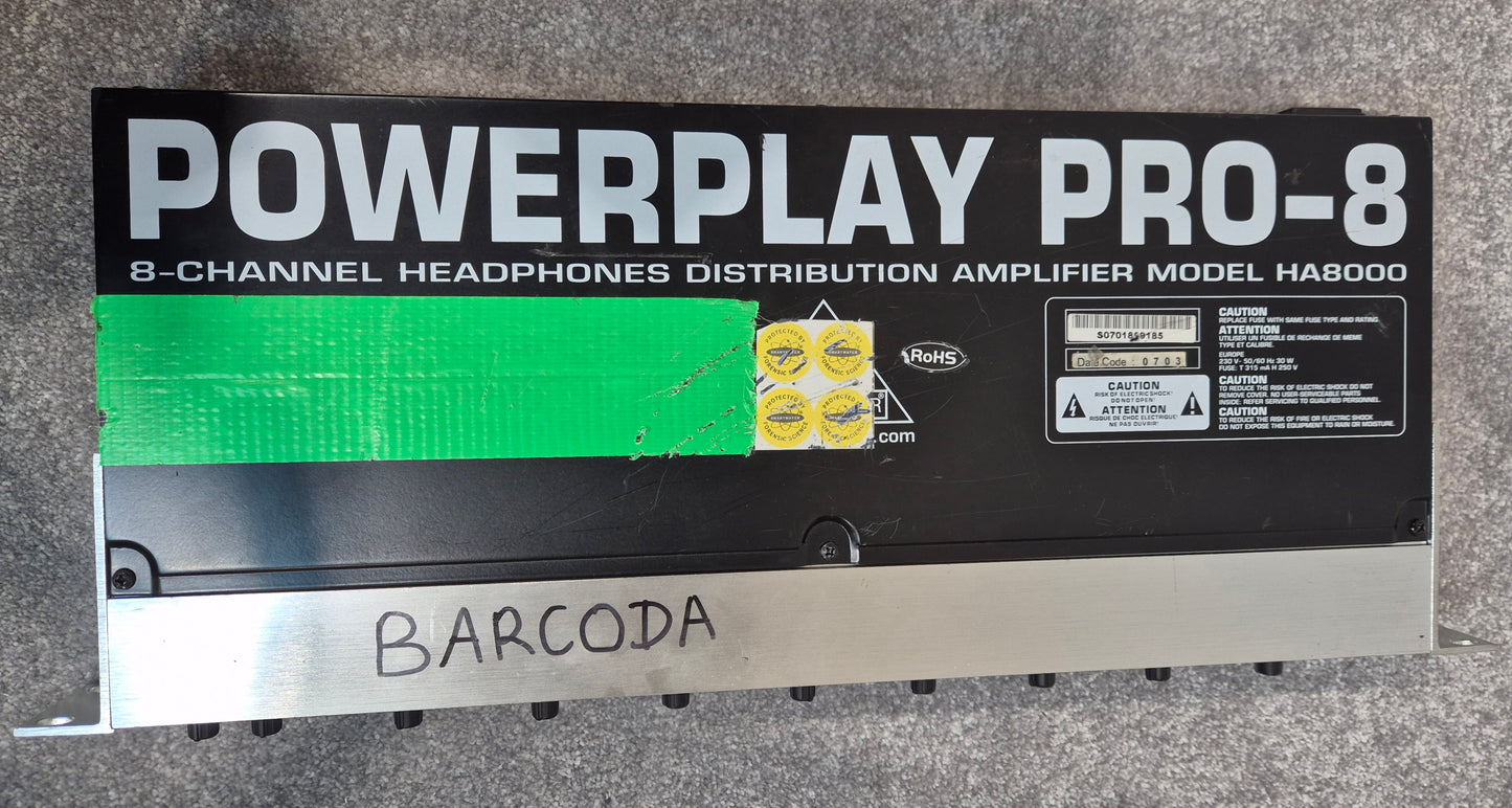 Behringer Powerplay Pro 8 - 8-Channel Headphone Amplifier