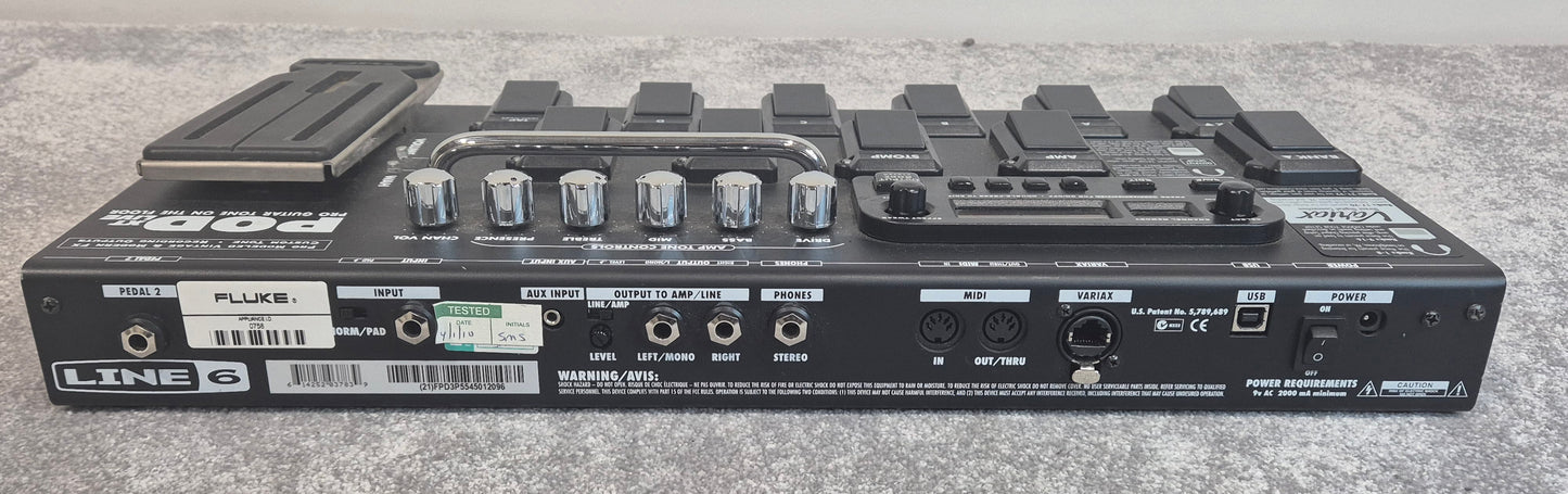 Line 6 POD XT Live - Multi-Effect and Amp Modeler Pedalboard With Soft bag