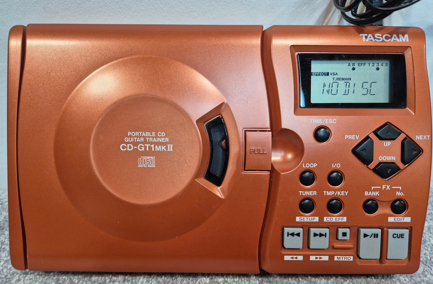 Tascam CD-GT1 MK II Portable CD Guitar Trainer + Tascam Case