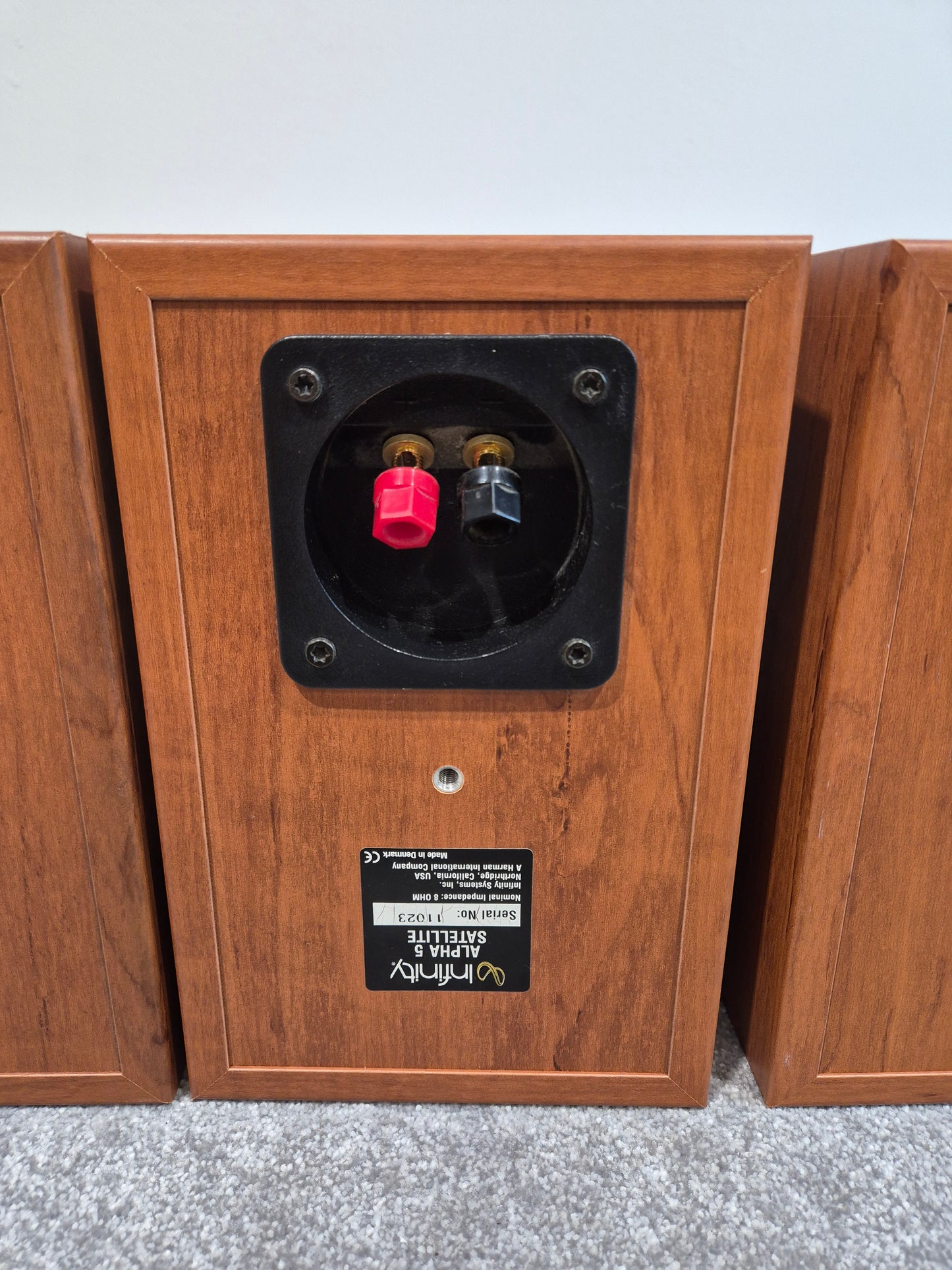Infinity Alpha 5 Satellite Speaker - Home Theatre System - 60 Watts RMS