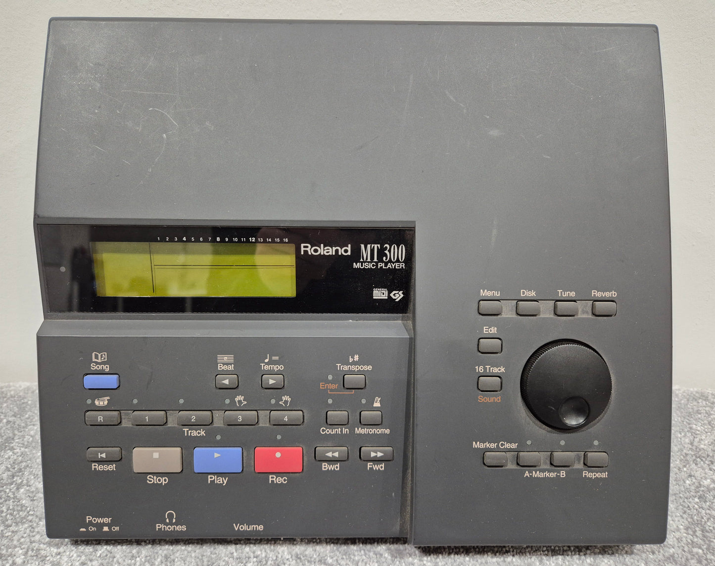 Roland MT-300 - Commercial Music Player - Power Lead + Manual
