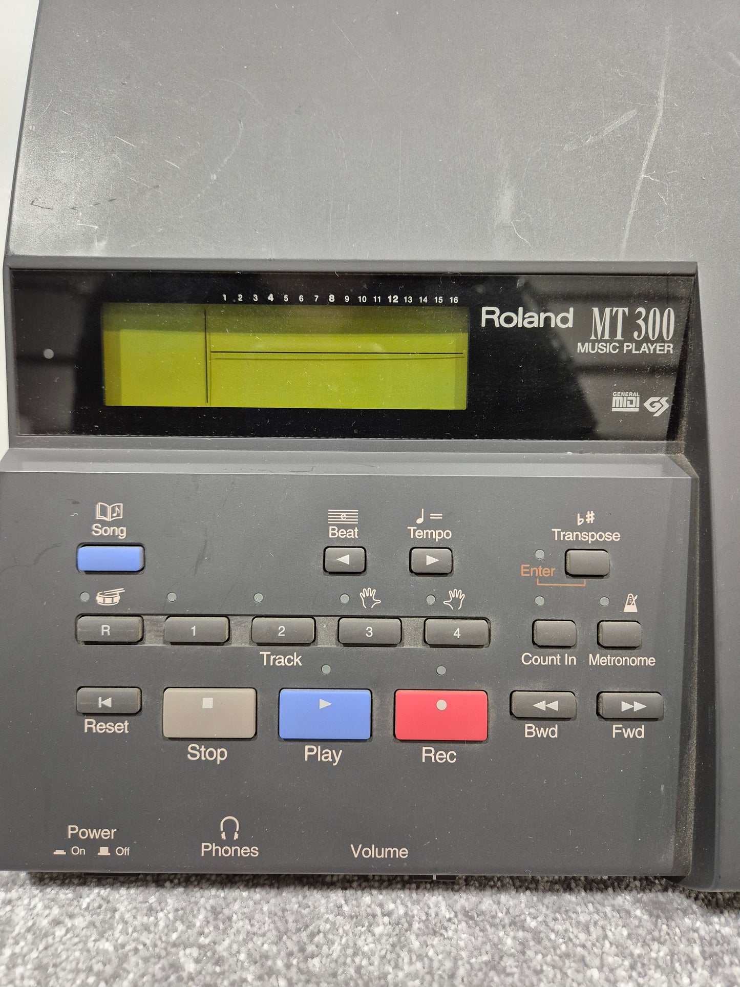 Roland MT-300 - Commercial Music Player - Power Lead + Manual