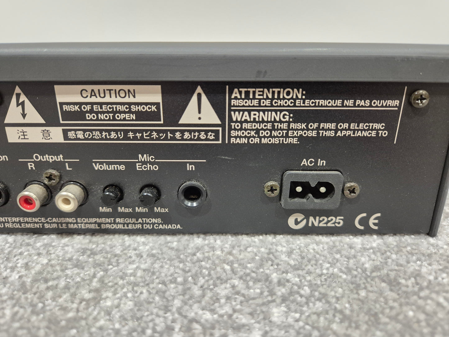 Roland MT-300 - Commercial Music Player - Power Lead + Manual