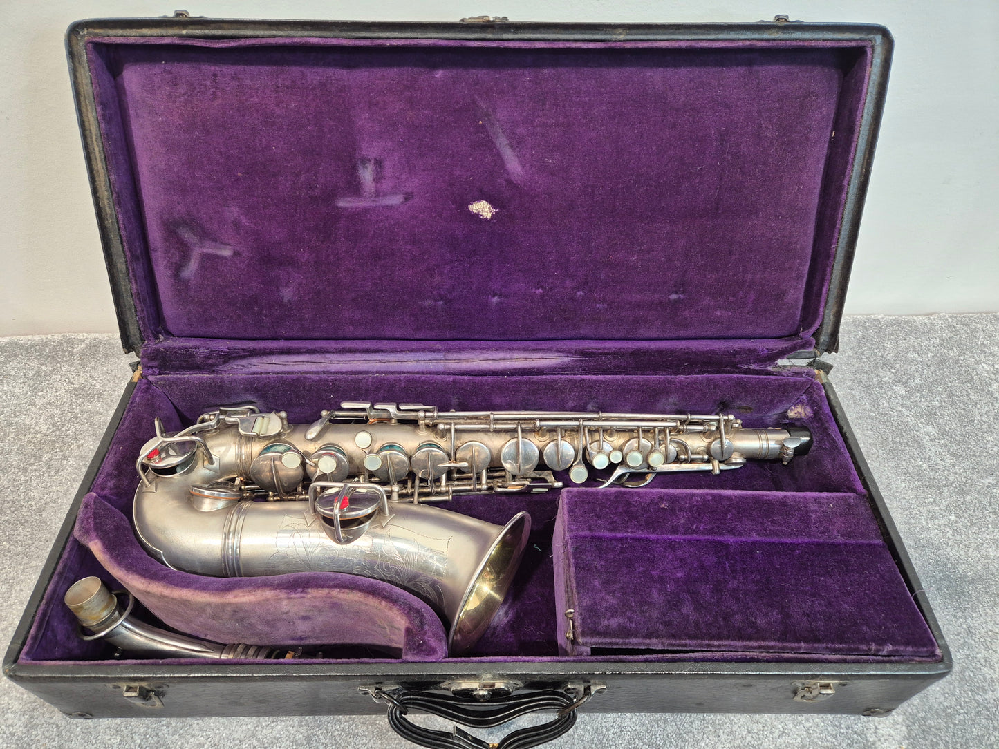 Conn Elkhart Low Pitch Alto Saxophone and Hard Case Made in USA Serial: M219921