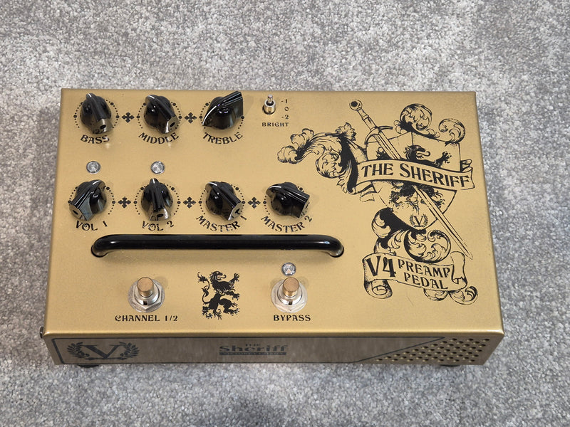 Victory V4 The Sheriff - Two Channel Preamp Pedal - image 1