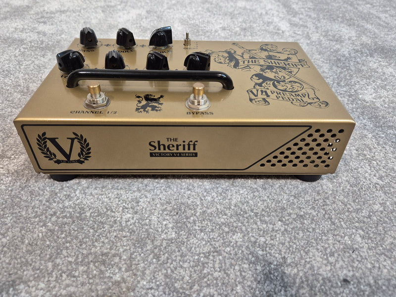 Victory V4 The Sheriff - Two Channel Preamp Pedal - image 2