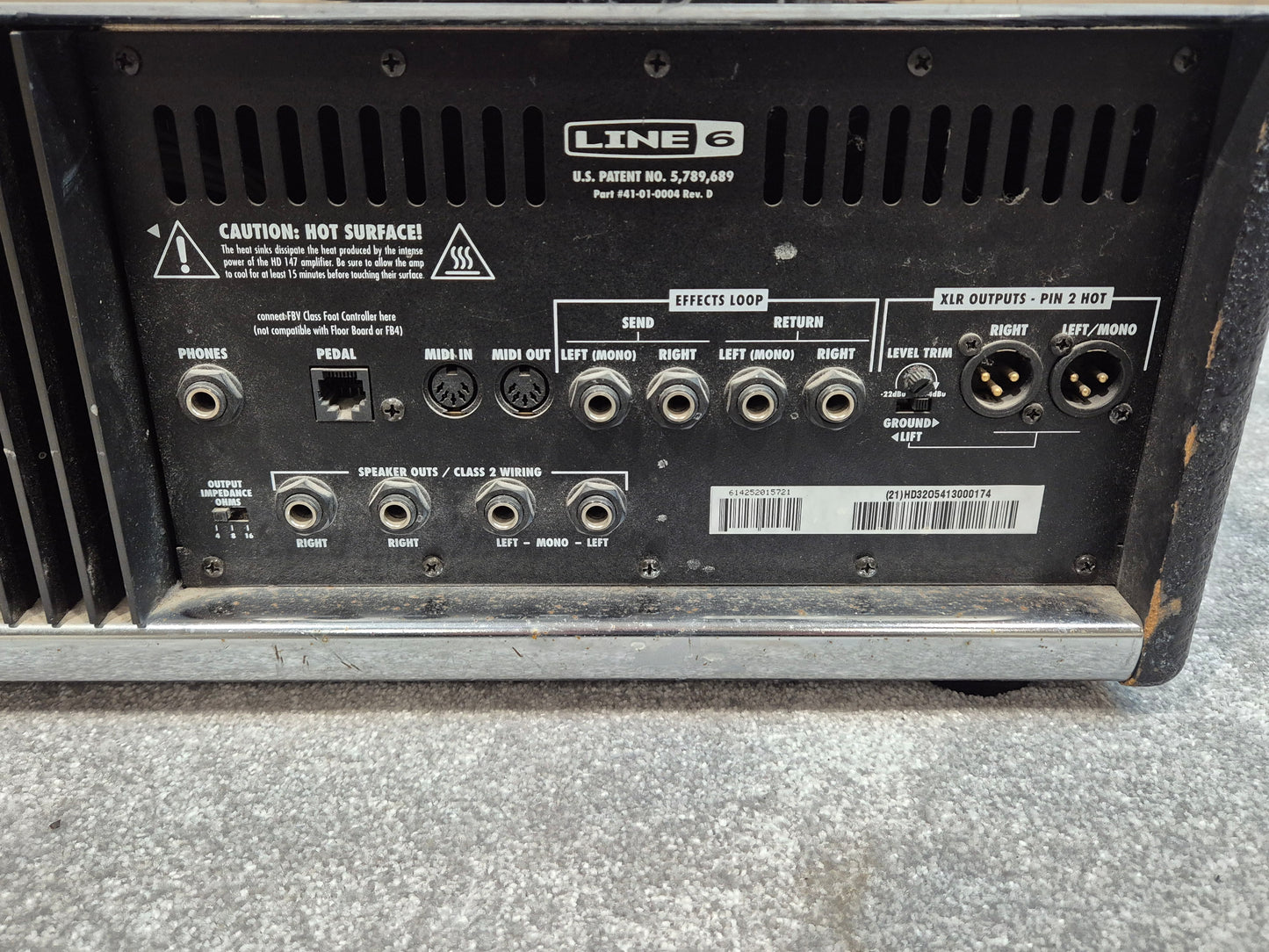 Line 6 HD147 Amp - 300-watt Guitar Amplifier Head