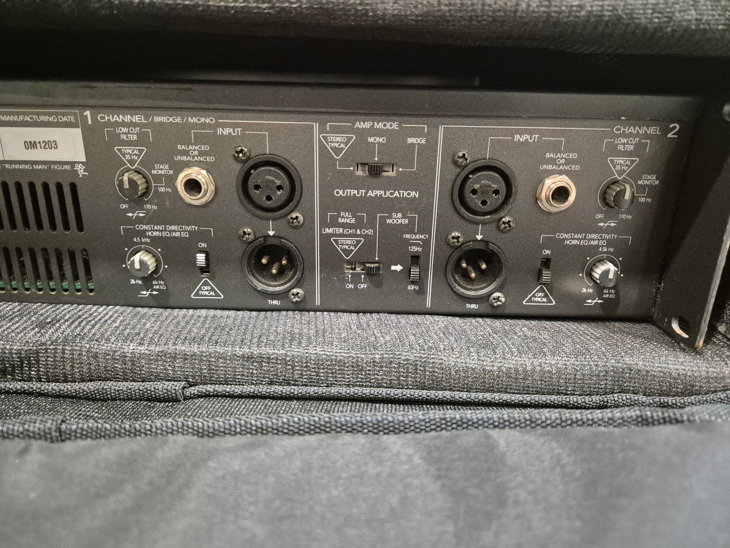 Mackie FR M1400 Amplifier - Dual-Channel - High-Power Output Amplifier