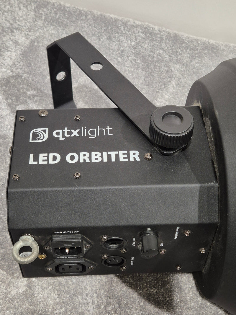 Qtx Light LED Orbiter Model 151.568 LED Lighting Effect - RGB Color Mixing, Sound Activation - Excellent w/ Original Box & Power Supply - image 2